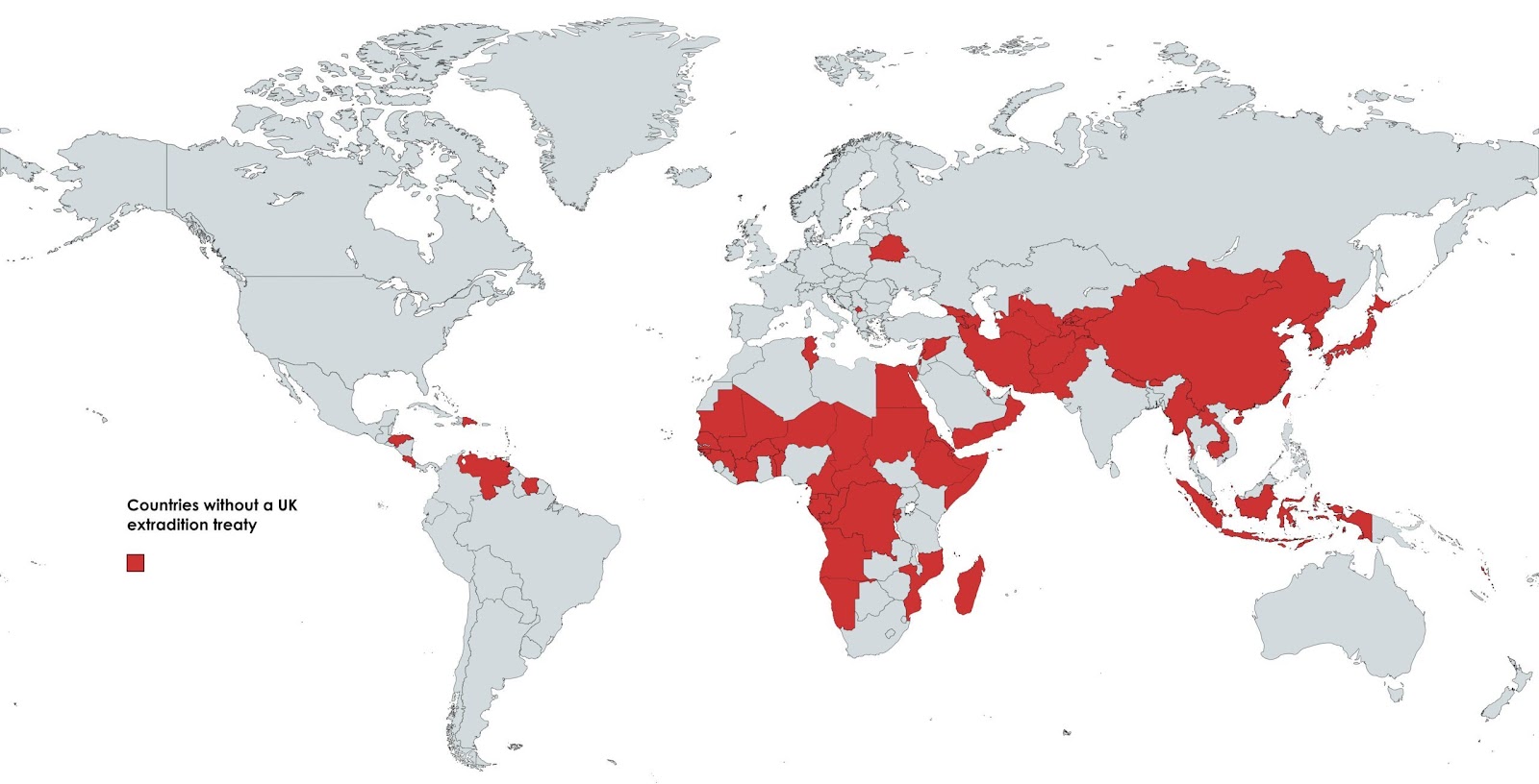 Countries without Extradition 2025